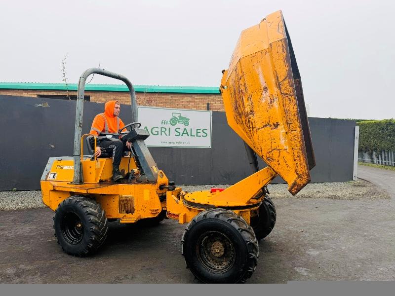 TEREX PS3000 SWIVLE TIP DUMPER*C/W ROLEBAR*VIDEO*