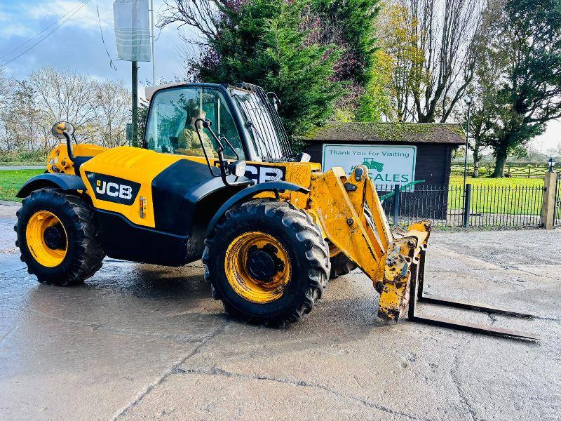 JCB 531-70 4WD TURBO TELEHANDLER *YEAR 2013* C/W PALLET TINES *VIDEO*