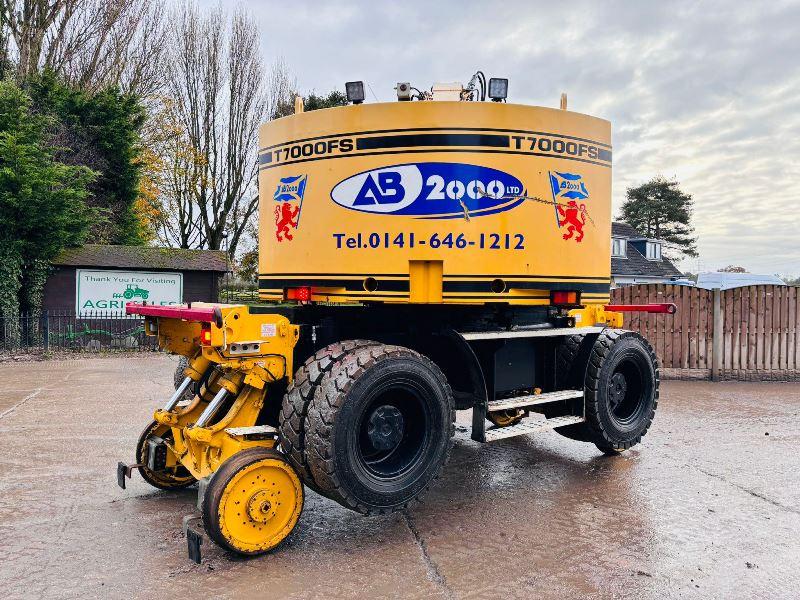 COLMAR T7000FS WHEELED EXCAVATOR C/W TELESCOPIC BOOM & RAILWAY GEAR *VIDEO*