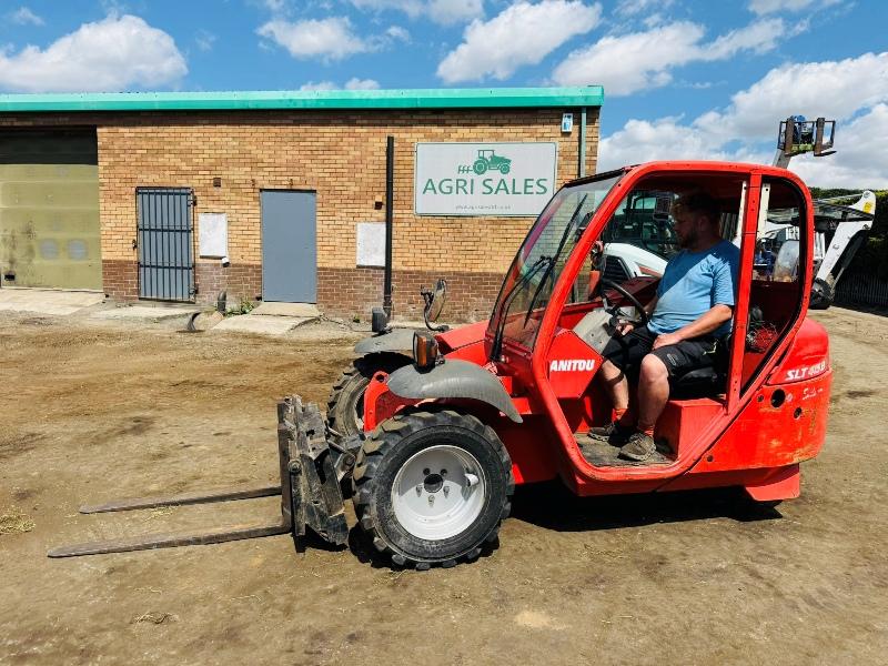 MANITOU SLT415B TELEHANDLER*C/W PALLET TINES*VIDEO*