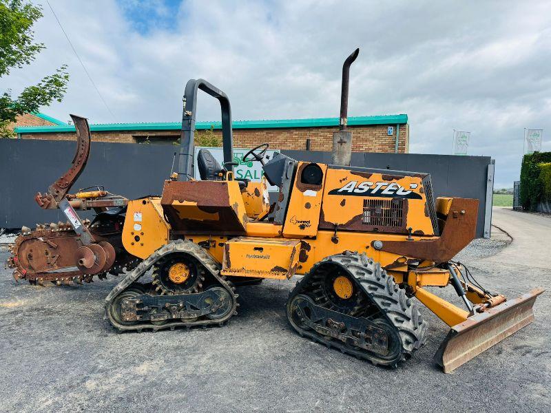 CASE ASTEC 960 QUAD TRACK TRENCHER* READING 1786 HOURS*C/W BLADE*VIDEO*