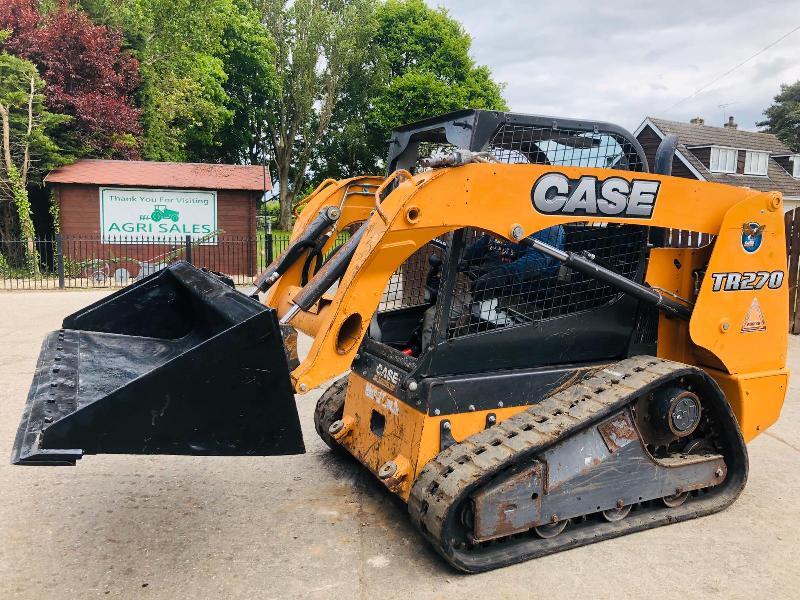 CASE TR270 TRACKED SKIDSTEER *YEAR 2015* C/W JOYSTICK CONTROLS * PLEASE