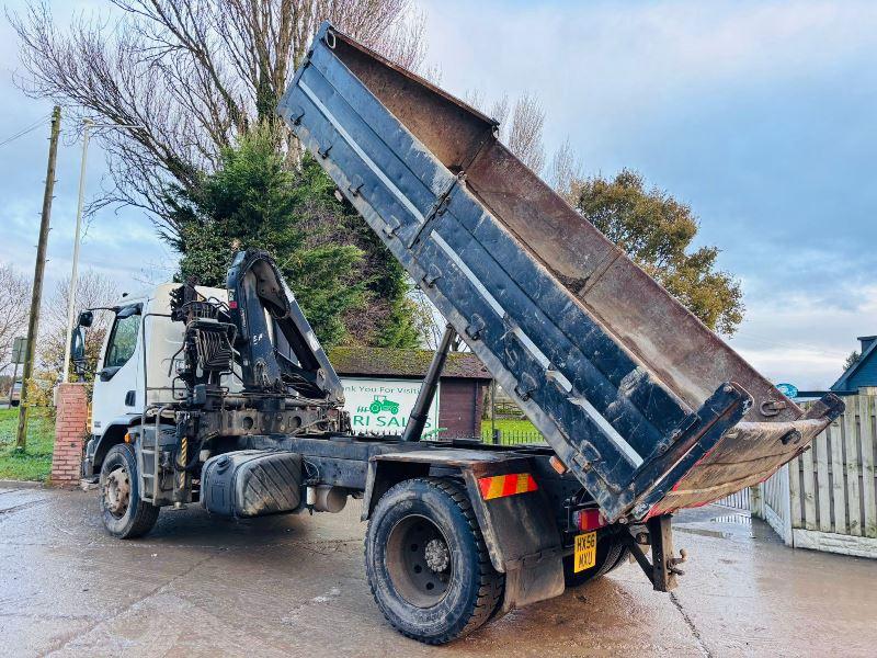 DAF LF55.220 4X2 TIPPER LORRY C/W HIAB 099 CRANE CHOICE OF 5 *VIDEO*