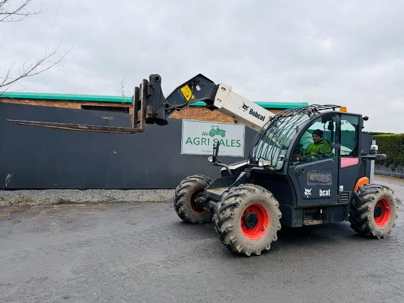 BOBCAT TL470 TELEHANDLER*C/W PALLET TINES*YEAR 2012*5507 HOURS*VIDEO*