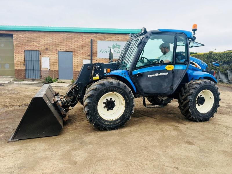 NEW HOLLAND LM425A TURBO TELEHANDLER*C/W BUCKET*VIDEO*