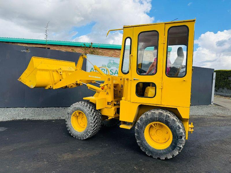 MITSUBISHI WS300A WHEELED LOADER*C/W BUCKET*VIDEO*
