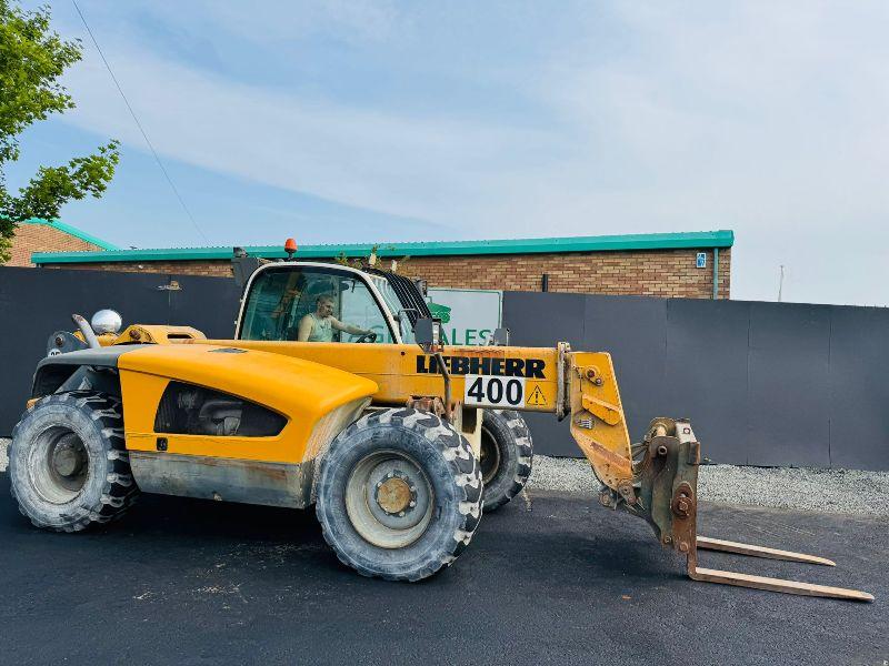 LIEBHERR 435-10 TURBO TELEHANDLER*C/W PALLET TINES*VIDEO*