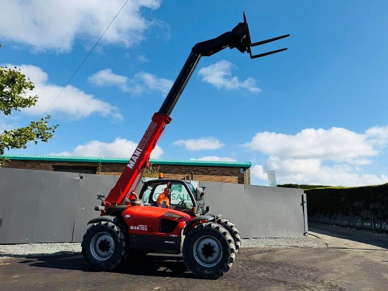 MANITOU MLT 633-120 LS TURBO TELEHANDLER*C/W PALLET TINES*VIDEO*