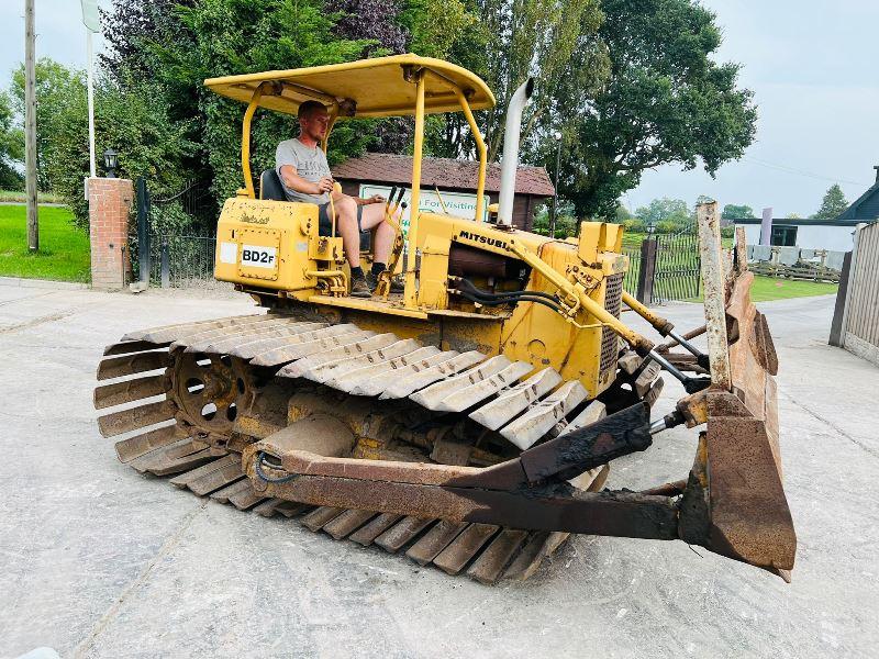 MITSUBISHI BD2P DOZER C/W STRAIGHT BLADE & TILT *VIDEO*