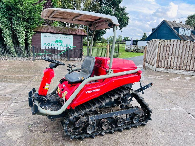 YANMAR AC18 TRACKED TRACTOR C/W REAR LINKAGE *VIDEO*