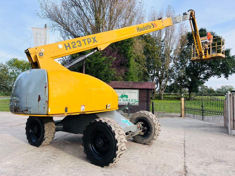 HAULOTTE H23TPX AIREL PLATFORM *23 METER REACH, YEAR 2013, 3440 HOURS*VIDEO*