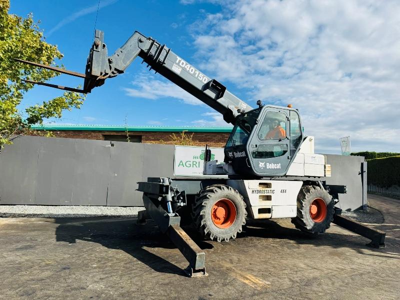 BOBCAT TD40150 ROTO TELEHANDLER*C/W PALLET TINES*VIDEO*