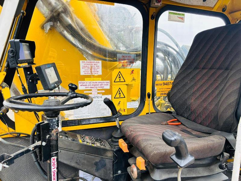 O&K MH5Z 4WD WHEELED EXCAVATOR C/W RAILWAY GEAR & 4 X SUPPORT LEGS *VIDEO*