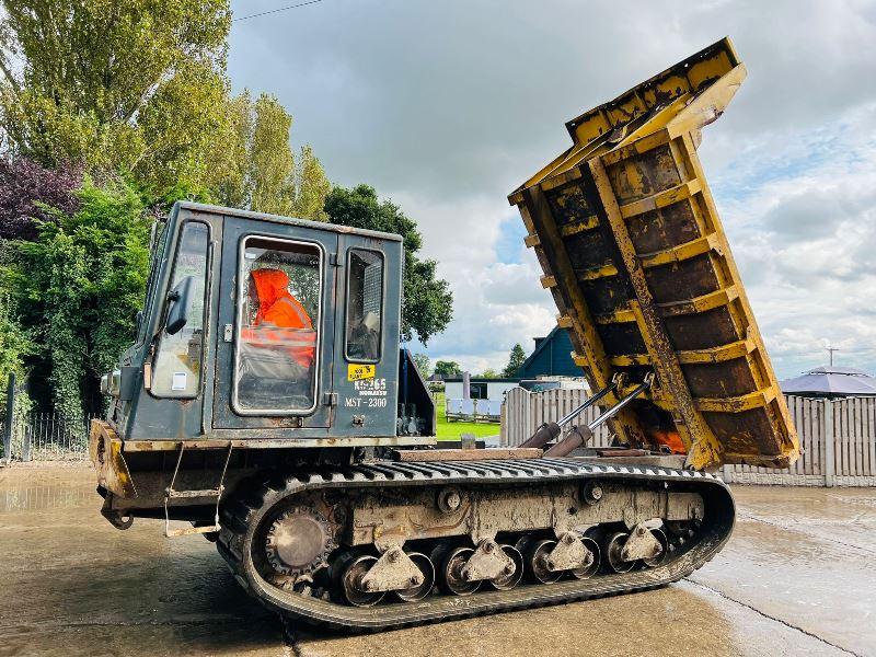 MOROOKA MST2300 TRACKED DUMPER (TRACKS NOT TURNING SPARE AND REPAIRS) *VIDEO*