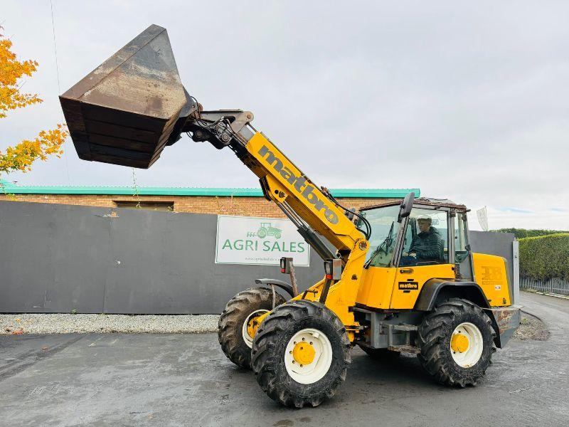 MATBRO TR200 4WD TELEHANDLER *C/W PIN AND CONE HEAD STOCK & BUCKET*VIDEO*