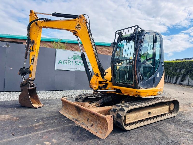 JCB 8080 TRACKED EXCAVATOR*YEAR 2010*C/W BUCKET*VIDEO*