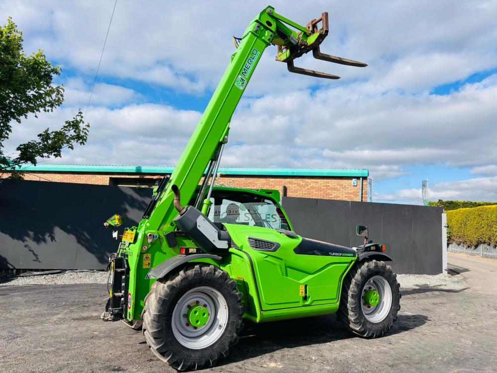 MERLO TF33.7 115 TURBO TELEHANDLER*AG SPEC *C/W PALLET TINES*YEAR 2017*VIDEO*