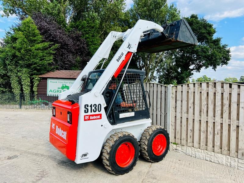 BOBCAT S130 4WD SKIDSTEER *3348 HOURS* C/W BUCKET *VIDEO*