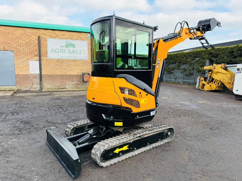 *NEW*MIVA 30C MINI EXCAVATOR*C/W BUCKET*YEAR 2025*VIDEO*