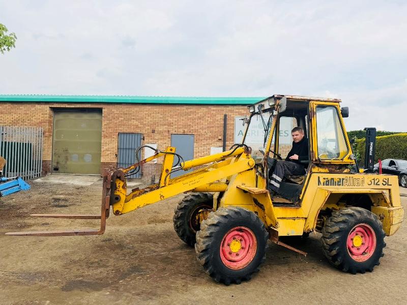 KRAMER 312 SL LOADER*C/W PALLET TINES*VIDEO*