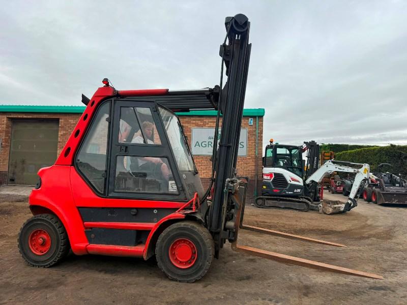 LINDE H70D FORKLIFT*C/W FORK POSITIONER*VIDEO*