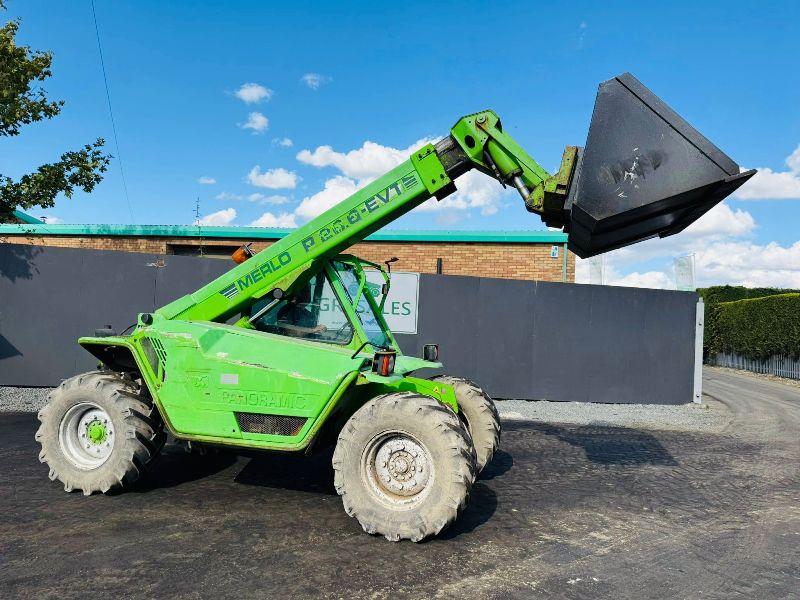 MERLO P26.6EVT 4WD TELEHANDLER*C/W BUCKET*VIDEO*