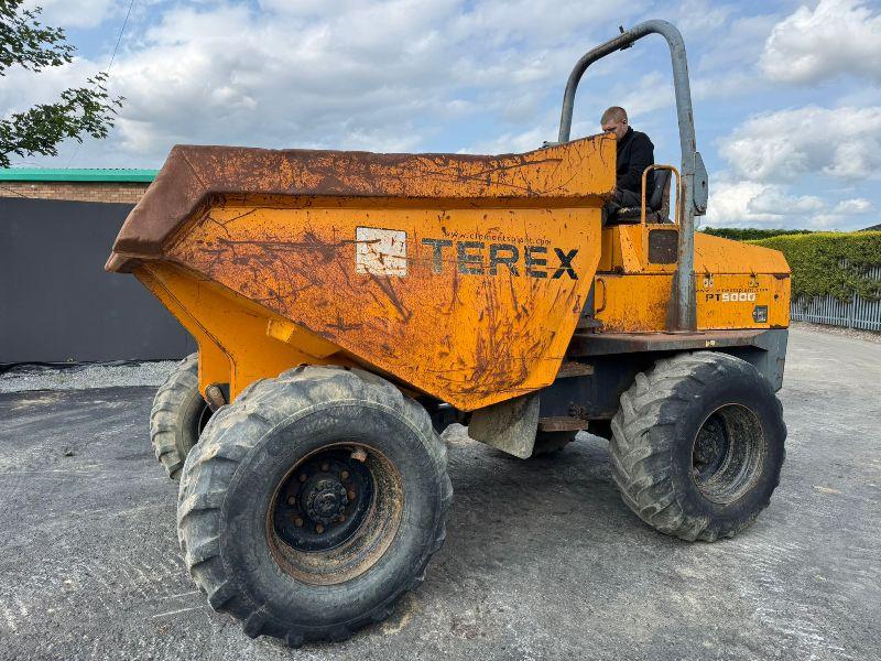 TEREX PT9000 9 TONNE STRAIGHT TIP DUMPER*C/W ROLL BAR*VIDEO*