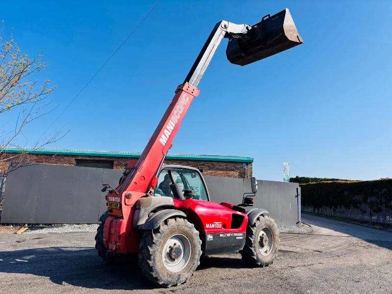 MANITOU MLT 634 TELEHANDLER *C/W BUCKET AND PALLET TINES*VIDEO*