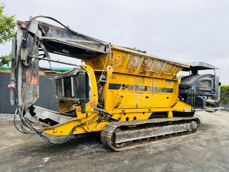 TANA SHARK 440DT INDUSTRIAL SHREDDER*YEAR 2017*C/W REMOTE CONTROL*VIDEO*