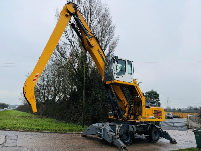 LIEBHERR A934C HIGH RISE SCRAP HANDLER*C/W SCRAP GRAB*YEAR 2013*VIDEO*