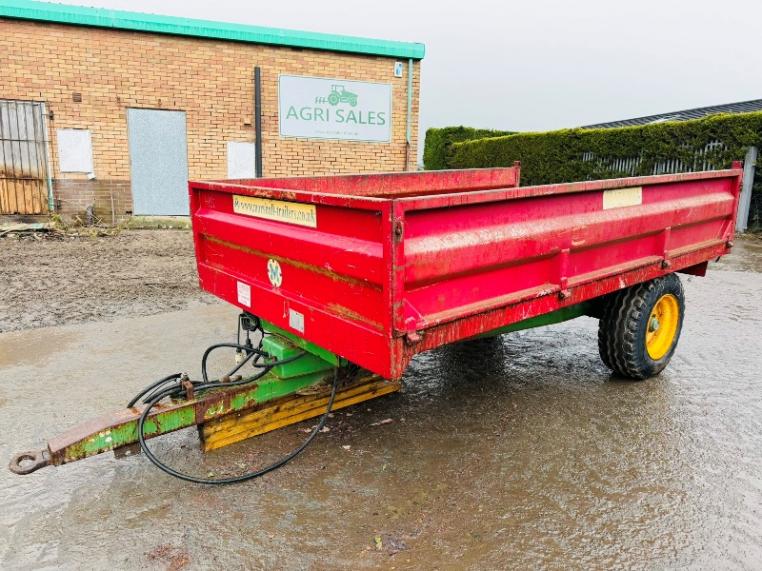 MARSHALL S4 TIPPING TRAILER*C/W DROP DOWN SIDES*VIDEO*