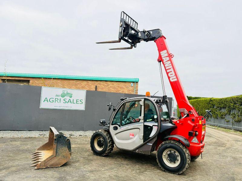 MANITOU MT625 COMFORT TELEHANDLER*C/W PALLET TINES*YEAR 2016*VIDEO*