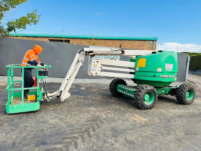GROVE MZ51XT MANLIFT*C/W 17.5M WORKING HEIGHT*VIDEO*