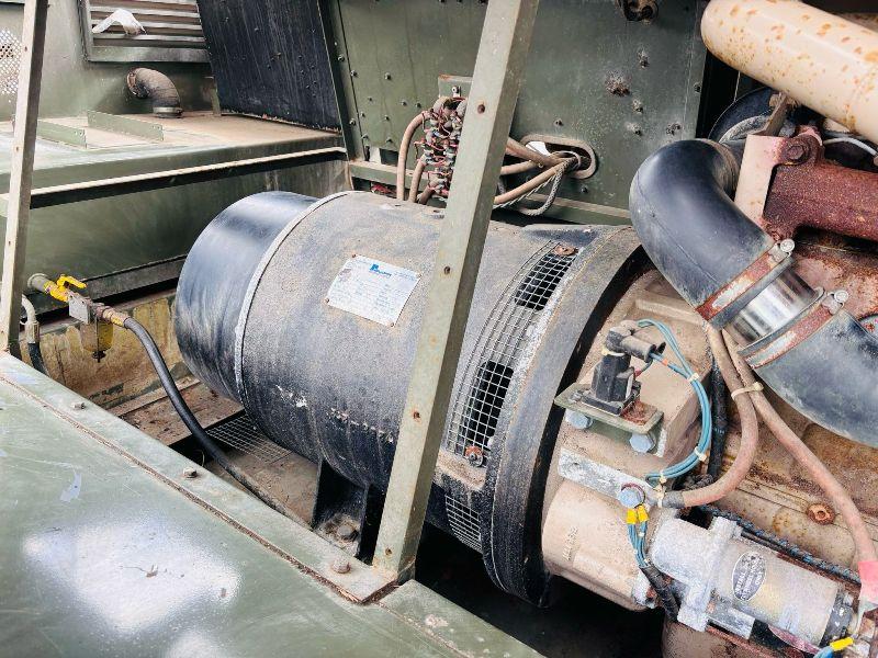 HOUCHIN TOWABLE GENERATOR 100 KVA *CUMMINGS ENGINE*READING 1633 HOURS*