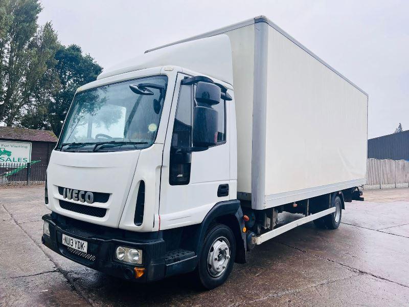 IVECO EUROCARGO 7.5 TON BOX TRUCK *YEAR 2013* C/W REAR ROLLER SHUTTER DOOR *VIDEO*