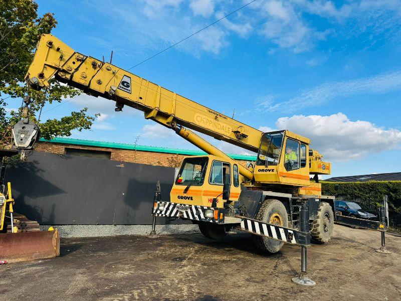 GROVE AT633B MOBILE CRANE*C/W 4X SUPPORT LEGS*VIDEO*