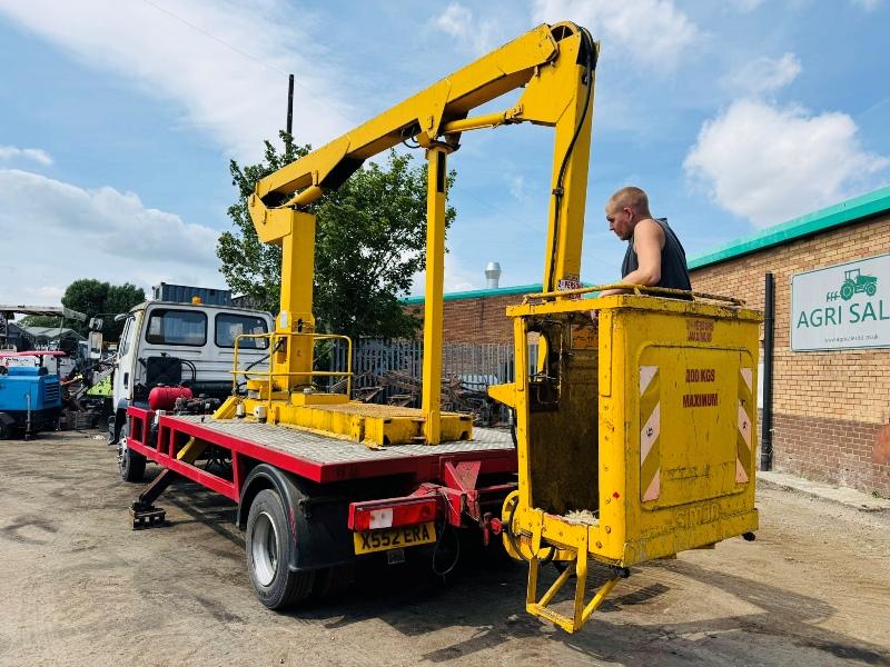DAF 45-150 LORRY*C/W SUPPORT LEGS AND MANLIFT*VIDEO*
