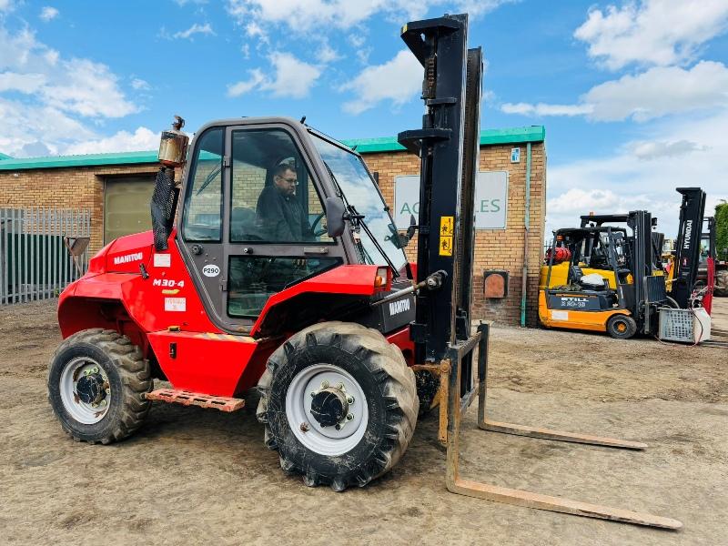 MANITOU M30-4 FORKLIFT*C/W PUH*YEAR 2016*9729 HOURS*VIDEO*