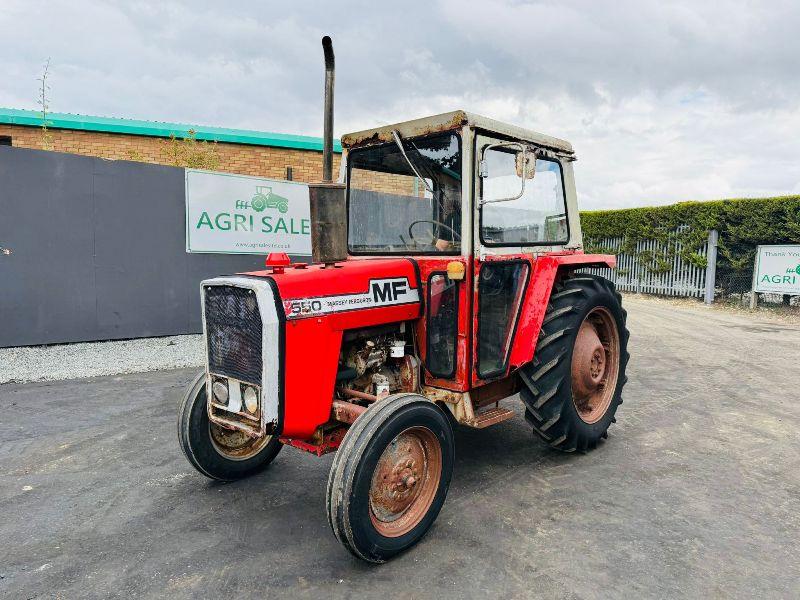 MASSEY FERGUSON 550 2WD TRACTOR*C/W REAR LINKAGE*VIDEO*
