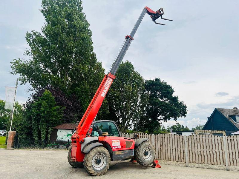 MANITOU MLT1030 4WD TELEHANDLER *10 METER, 4834 HOURS* C/W PALLET TINES*VIDEO* 