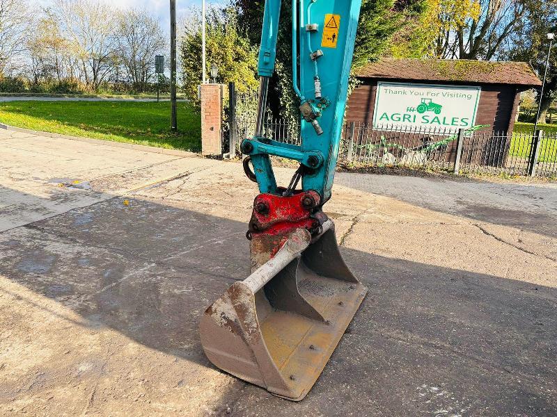 KOBELCO SK75SR-3E EXCAVATOR *YEAR 2015, 5578 HOURS* C/W BOGG MASTER TRACKS *VIDEO*