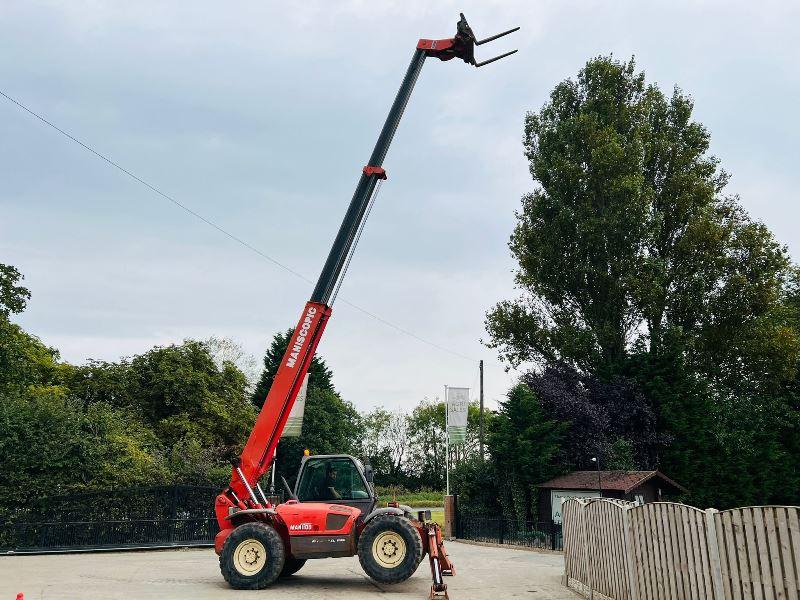 MANITOU MT1337SL 4WD TELEHANDLER *13 METER REACH* C/W PALLE TINES *VIDEO*