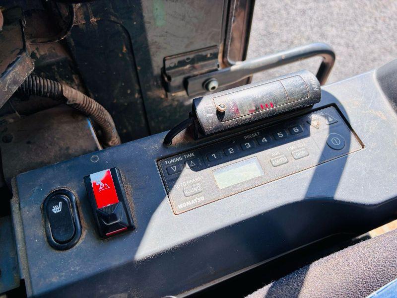 KOMATSU PC138US-11 EXCAVATOR*C/W BUCKET*READING 8387 HOURS*YEAR 2018*VIDEO*