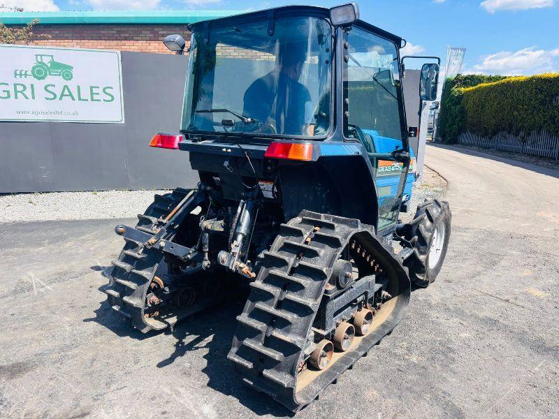 ISEKI TGS25C HALF TRACK COMPACT TRACTOR*READING 942 HOURS*VIDEO*