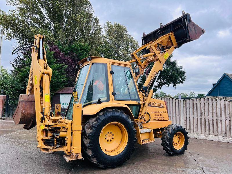 CASE 580SK 4WD BACKHOE DIGGER C/W EXTENDING DIG & 2 X BUCKETS *VIDEO*