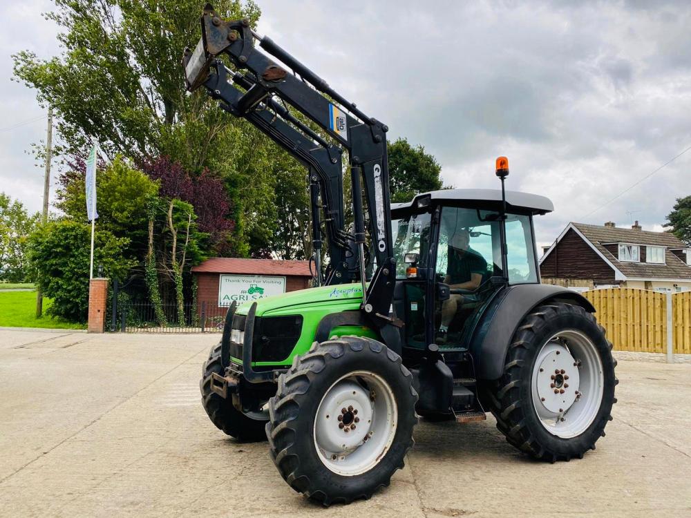 DEUTZ FAHR AGRIPLUS 95 4WD TRACTOR * YEAR 2007 * C/W FRONT LOADER