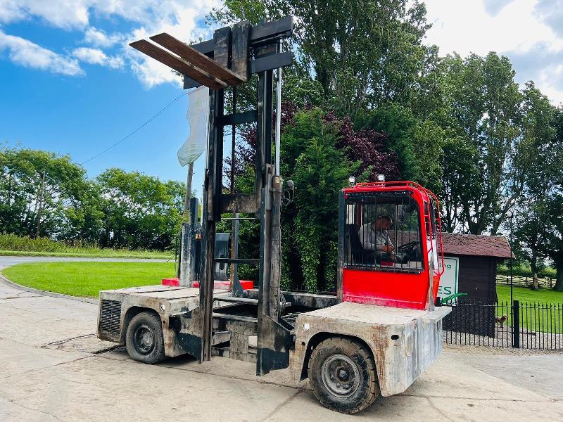 VALMAR VSH70/14/40 SIDE LOADING FORKLIFT *YEAR 2017* C/W TINE POSITIONER *VIDEO*