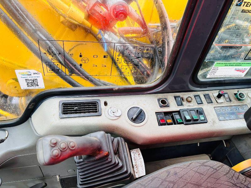 KOMATSU PW130ES-6K 4WD WHEELED EXCAVATOR C/W QUICK HITCH & RAILWAY GEAR *VIDEO*