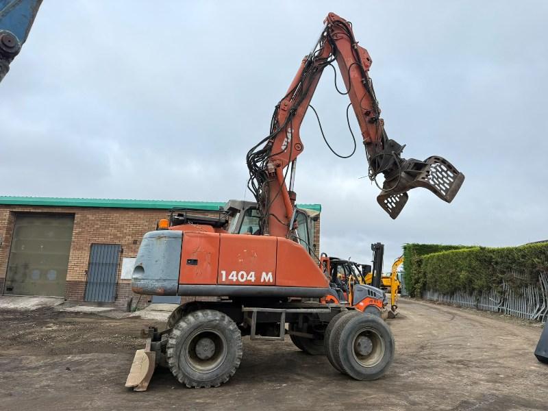 ATLAS 1404M WHEELED EXCAVATOR*C/W ROTATING SLECETOR GRAB*VIDEO*