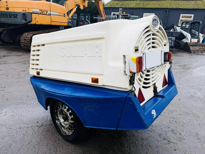 SULLAIR TOWABLE COMPRESSOR*C/W KOBUTA ENGINE*VIDEO*